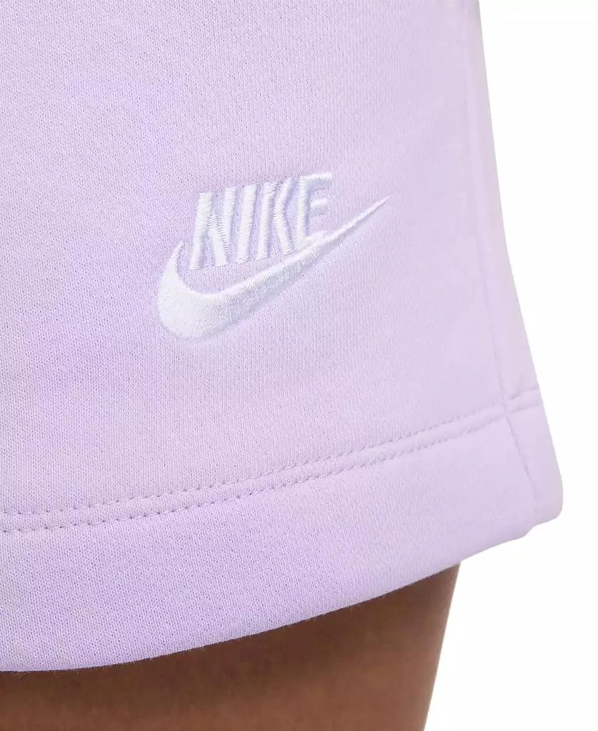 NIKE Women's Sportswear Club Fleece Mid-Rise Shorts 4