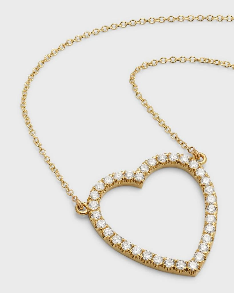 Jennifer Meyer Large Open Heart Necklace 3