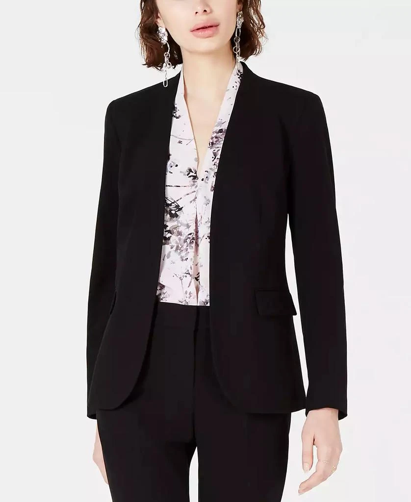 Bar III Women's Collarless Open-Front Blazer, Created for Macy's 3