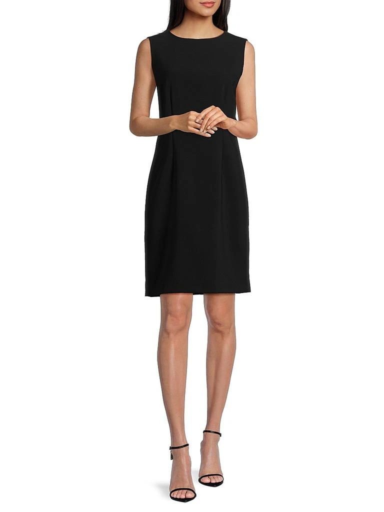 Caroline Rose Double Crepe Sheath Dress 2