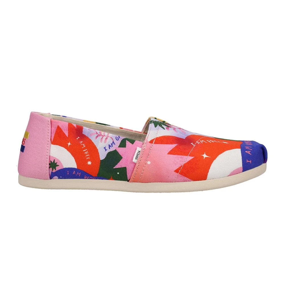 TOMS Loveis Wise x Alpargata Graphic Slip On Flats 1
