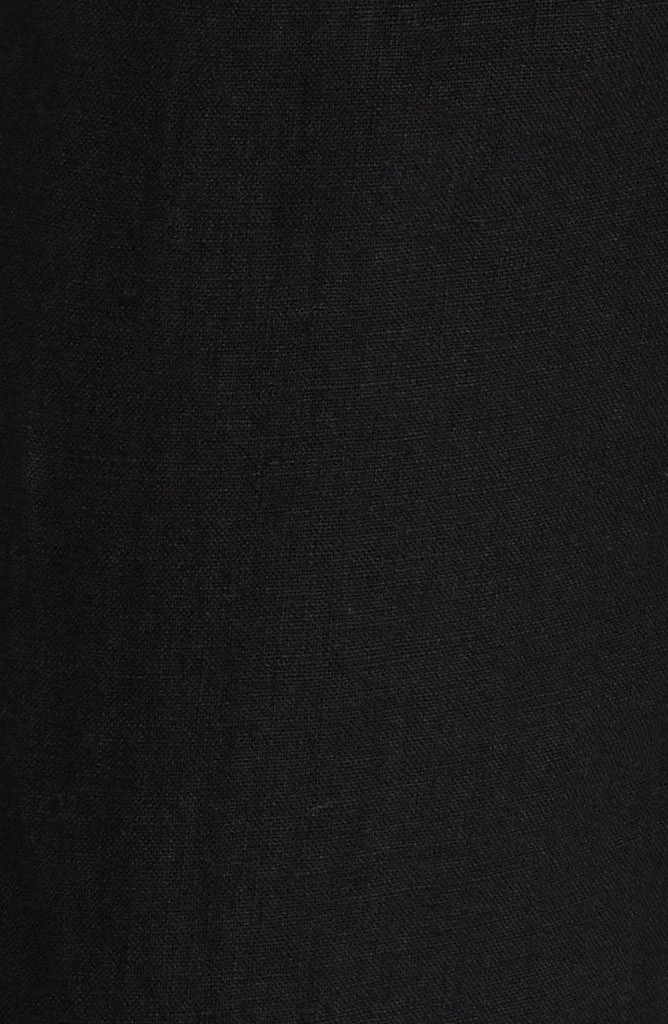 Caslon Drawstring Straight Leg Linen Pants 7