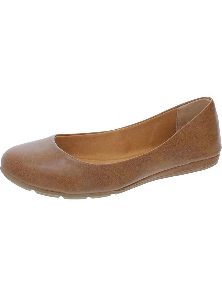 Sun + Stone Eliana Womens Microfiber Almond Toe Ballet Flats 4