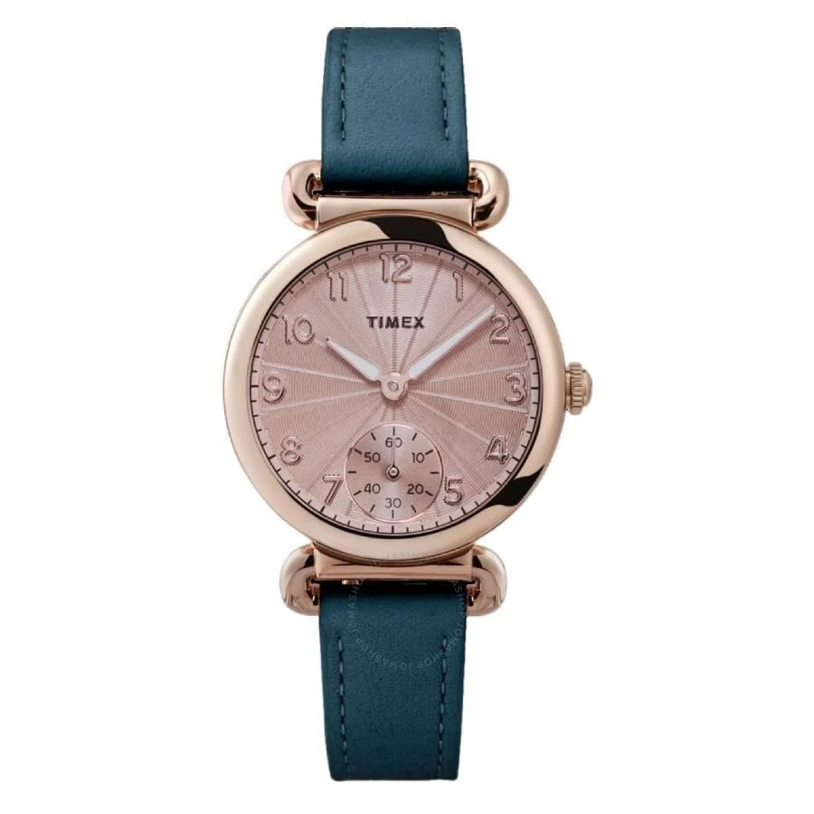 Timex Model 23 Quartz Rose Gold Dial Ladies Watch TW2T88200 1