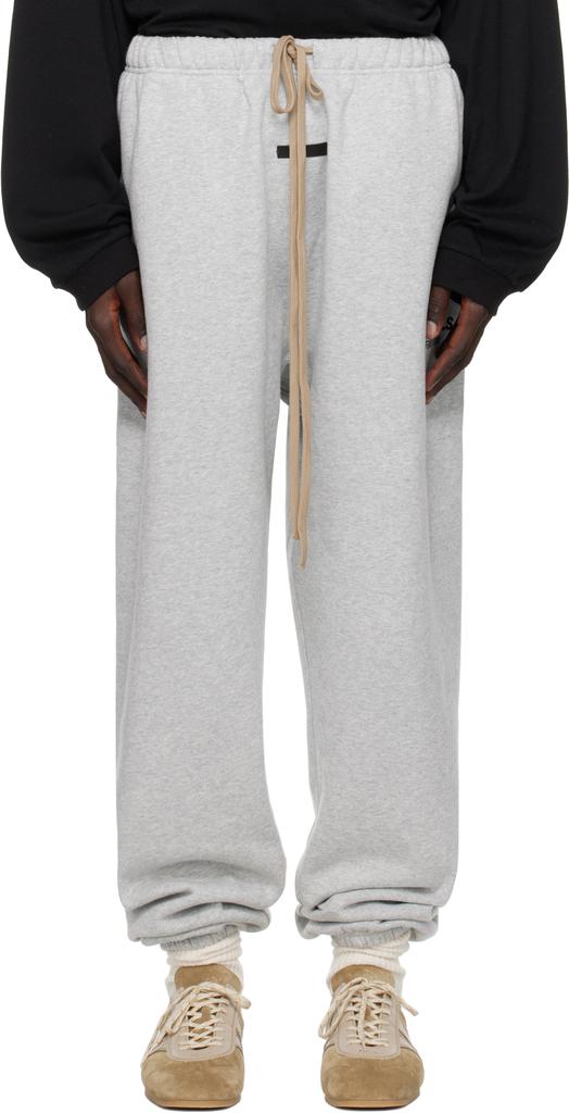 Fear of God ESSENTIALS Gray Fleece Essential Sweatpants Pants BeyondStyle