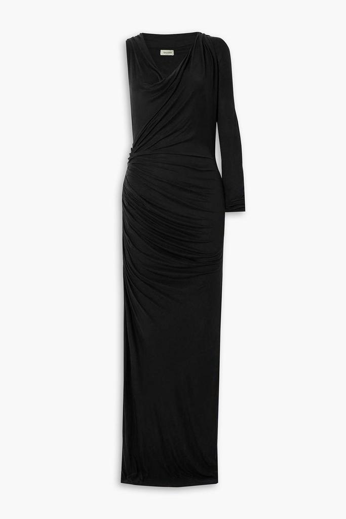 GAUGE81 Myrtia asymmetric one-sleeve ruched stretch-jersey maxi dress