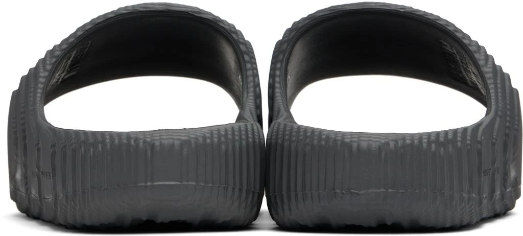 Adidas Gray Adilette 22 Pool Slides 2