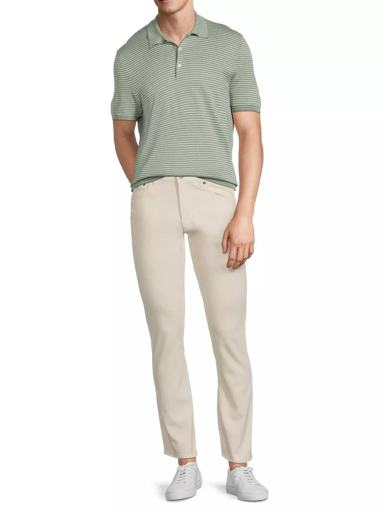 Ralph Lauren Striped Silk-Cotton Polo-Collar Sweater 2