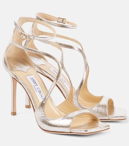Jimmy Choo Azia 95 leather sandals 1