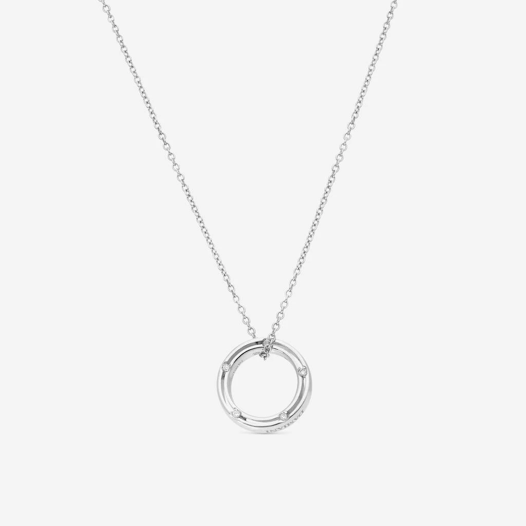 Damiani Damiani 18K Whıte Gold Diamond Pendant Necklace 20009875-copy