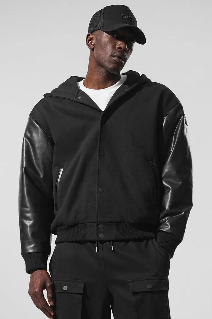 Alo Select Hooded Bomber Jacket - Bone 1