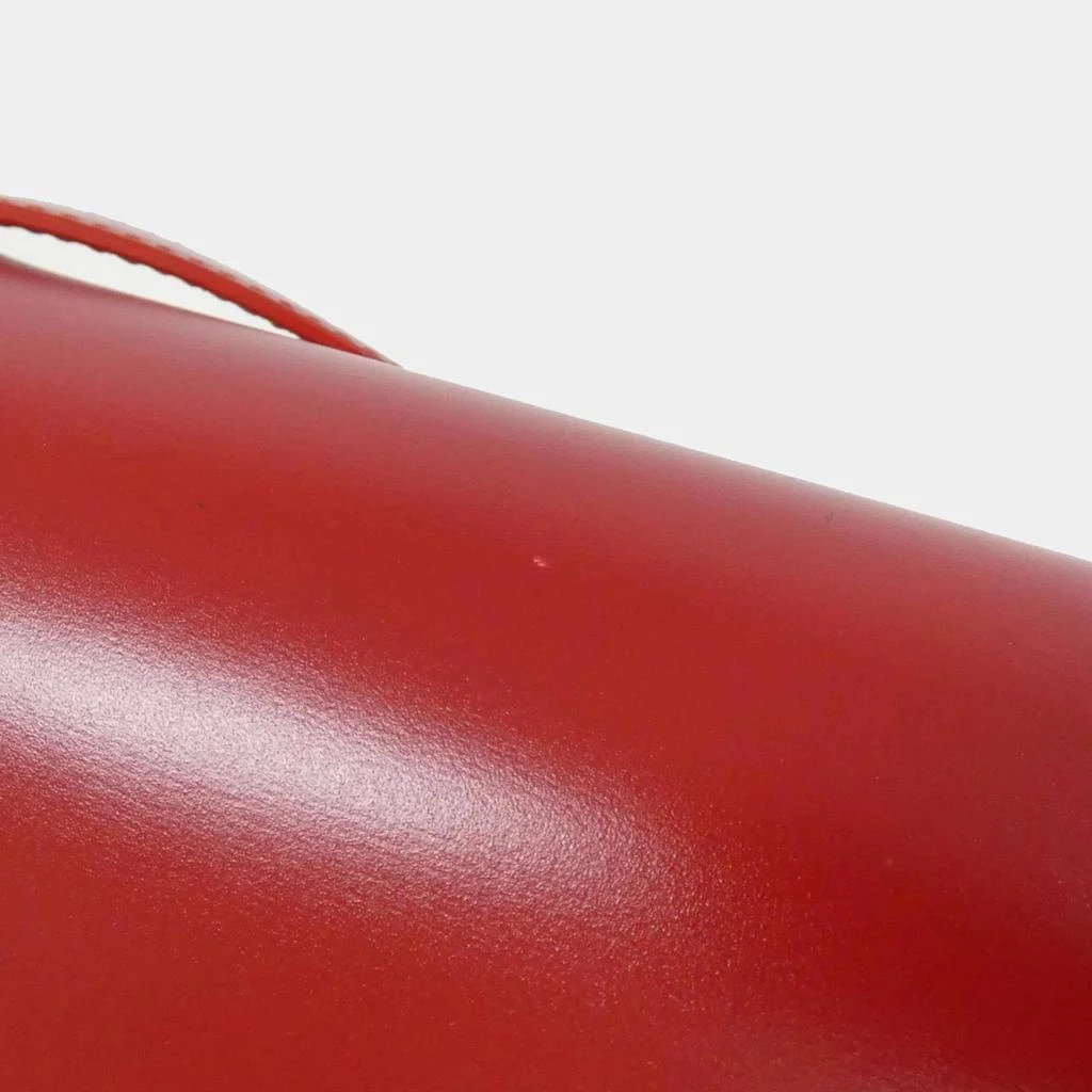 Celine Celine Red Leather Classic Triomphe Shoulder Bag 7