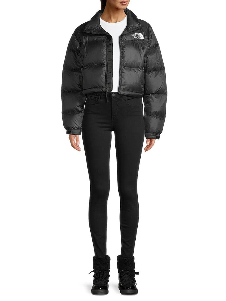 The North Face Nuptse Cropped Down Puffer Jacket 2