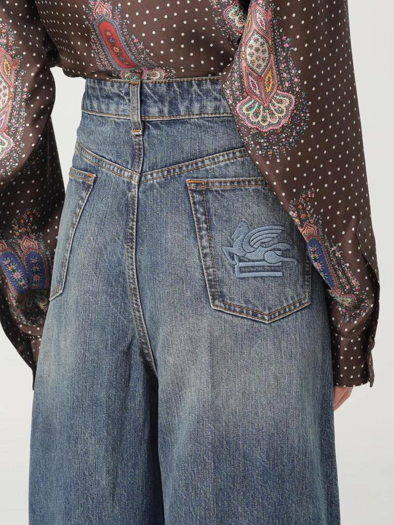 ETRO Etro jeans in denim with Pegasus embroidery 5