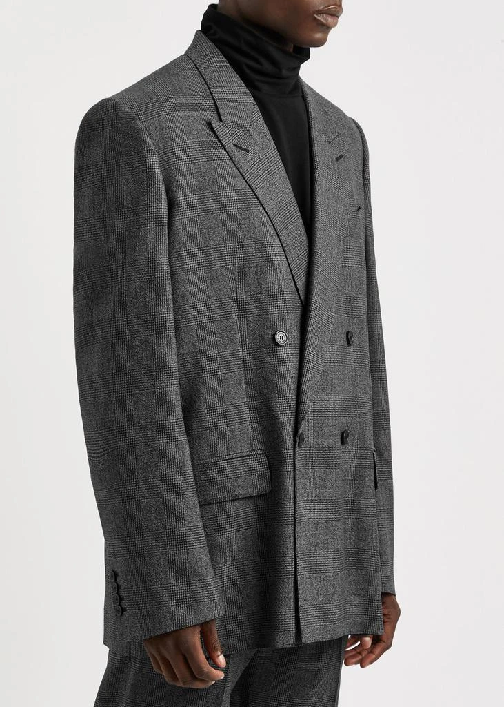 Balenciaga Prince of Wales checked wool blazer 2