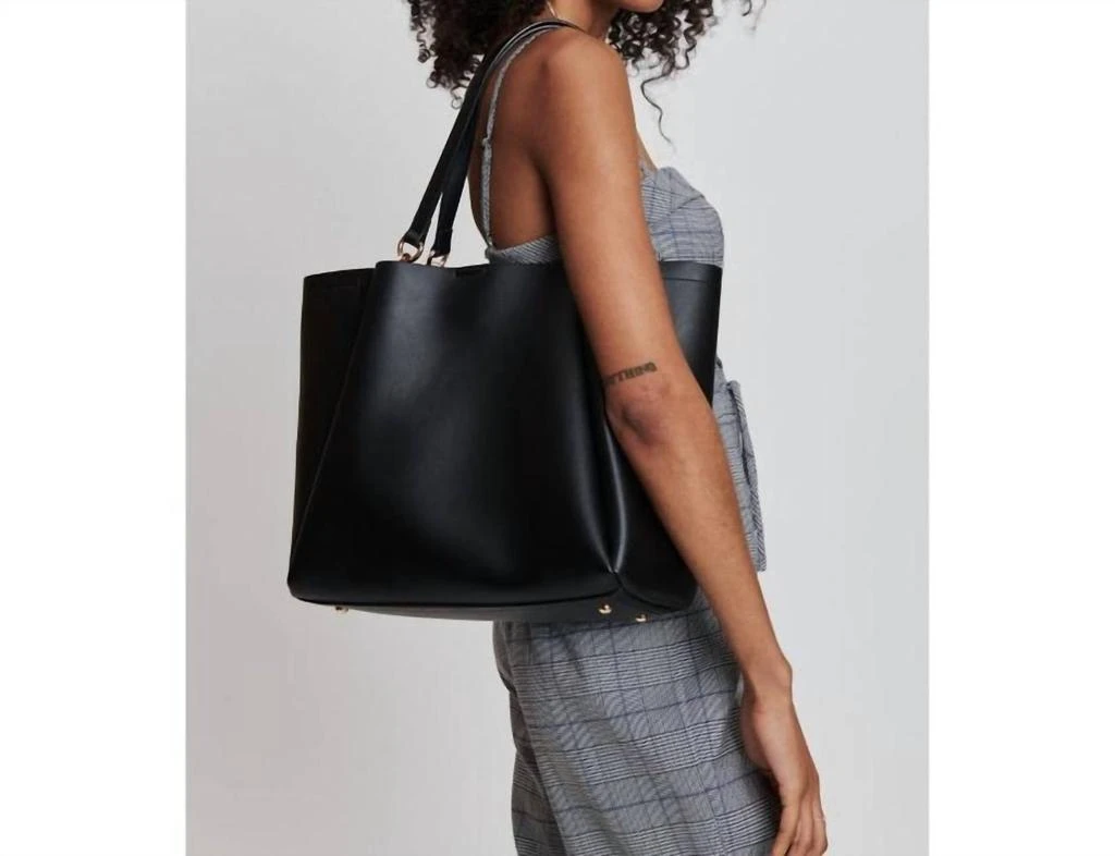 Moda Luxe Women's Brooklyn Tote Bag In Black 3
