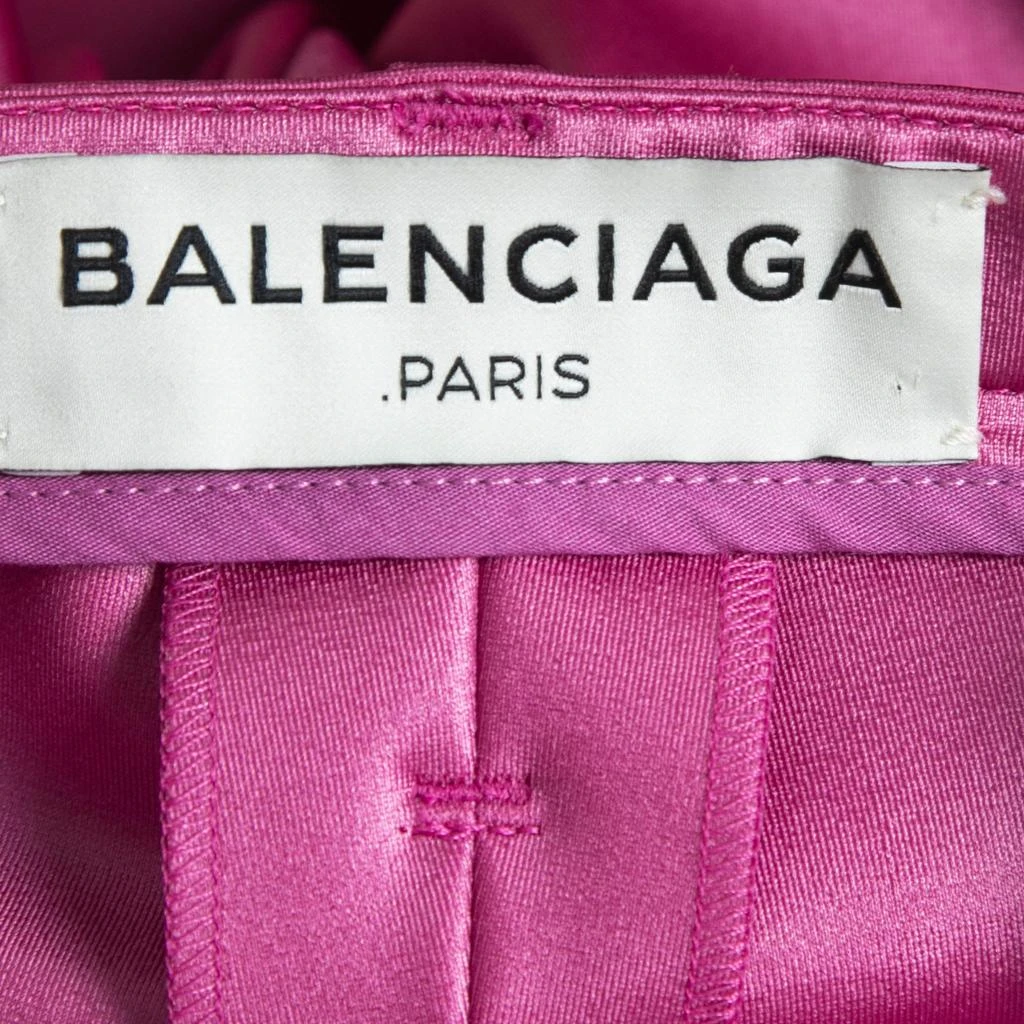 Balenciaga Balenciaga Pink Stretch Knit Slim Fit Pants S 4