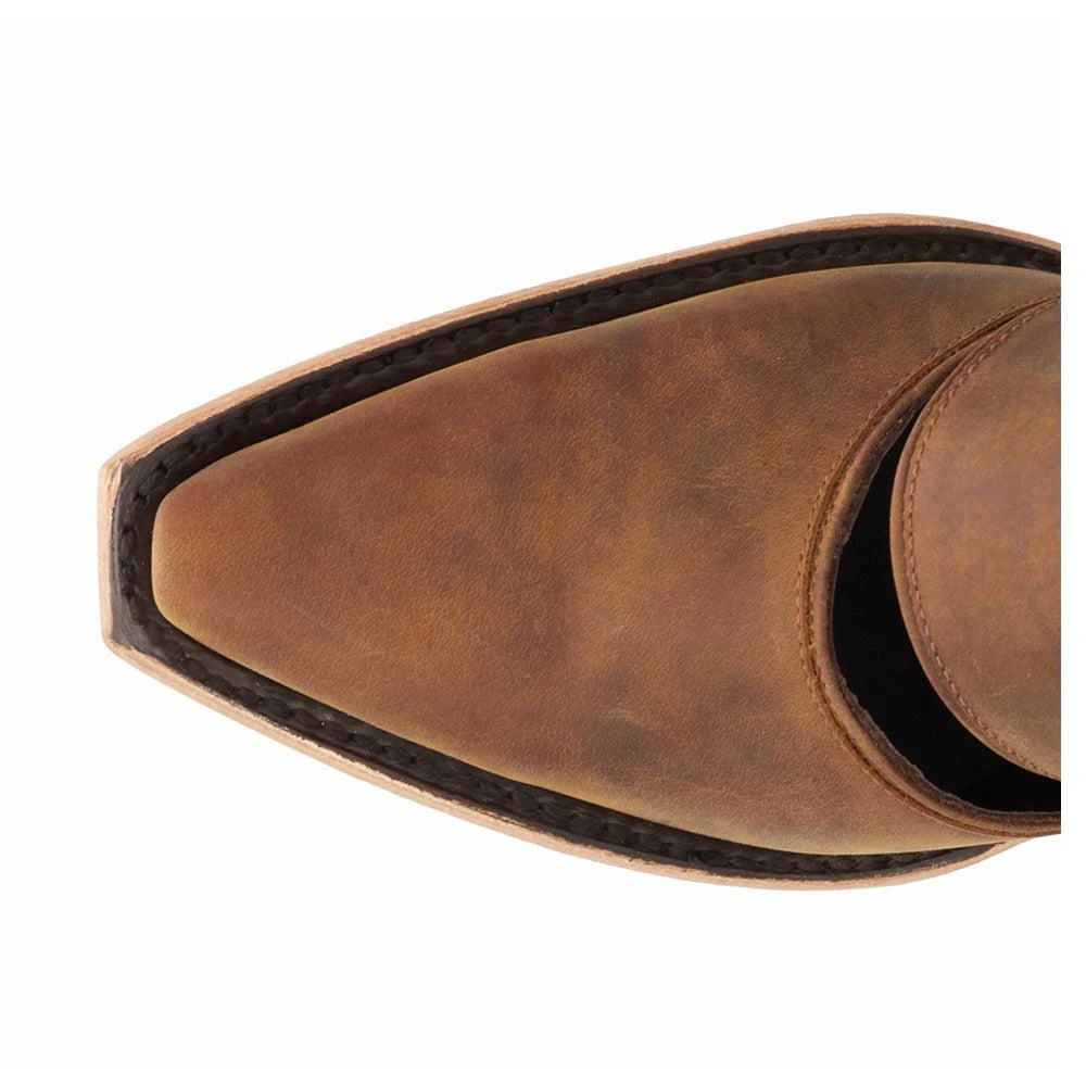 LANE Plain Robin Cut-Outs Snip Toe Mule Booties 4
