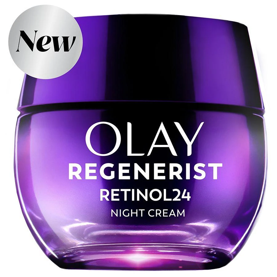 Olay Retinol 24 Night Cream, Anti-Aging Moisturizer Fragrance Free