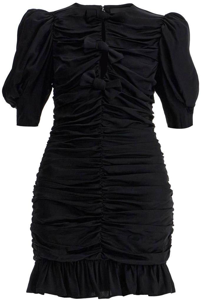 ROTATE Birger Christensen draped satin mini dress