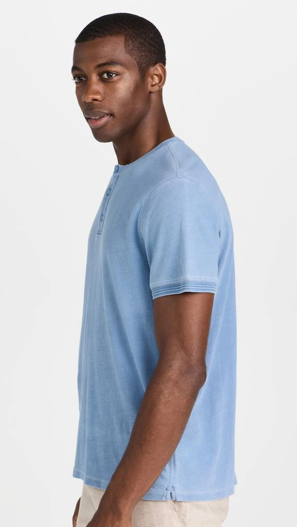 Club Monaco Short Sleeve Indigo Henley 3