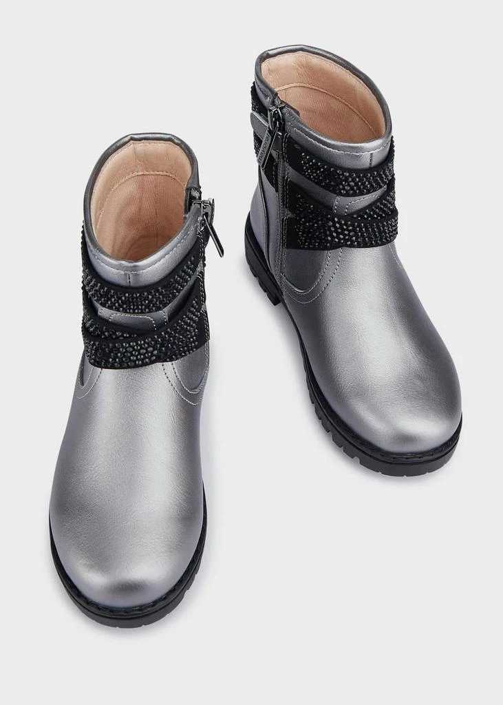 Mayoral Mayoral - Kid
s Rhinestone Strap Biker Bootie 2