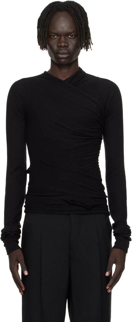 Rick Owens Black Concordians Hollywood Banana LS T-shirt 1