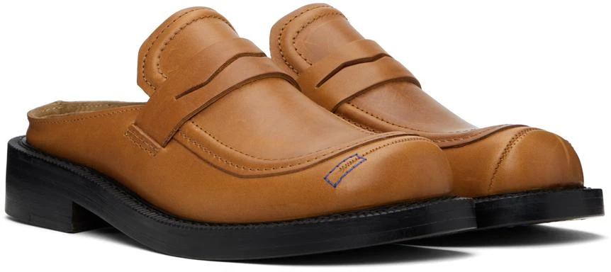 ADER error Brown Curve MU03 Slip-On Loafers 4