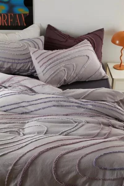 Urban Outfitters Swirl Tufted Duvet Cover 2
