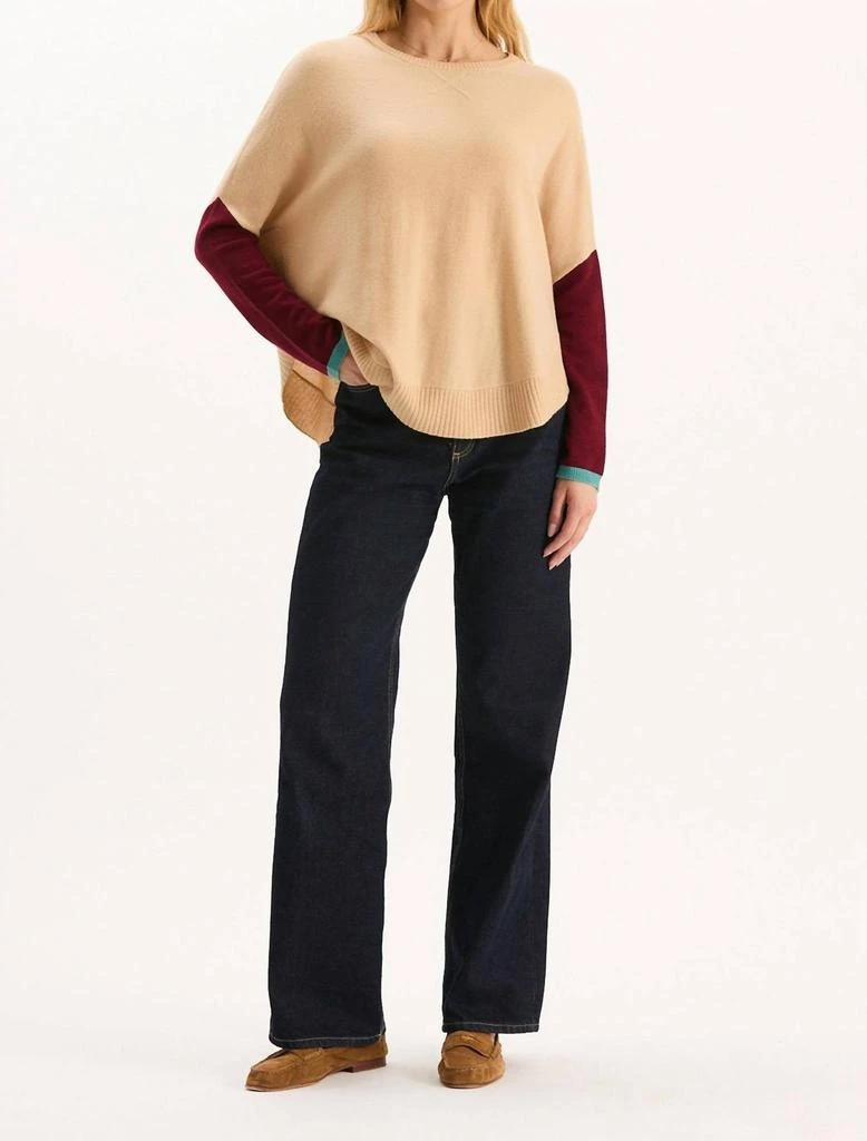 Tyler Boe Tyler Boe - Bailey Cashmere Colorblock Capelet