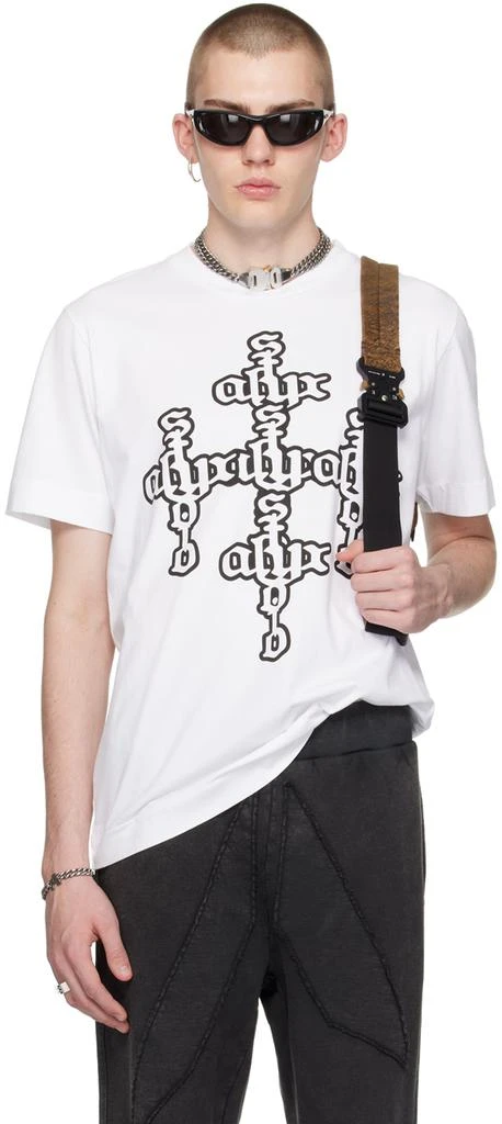 1017 ALYX 9SM White Cross T-Shirt 1