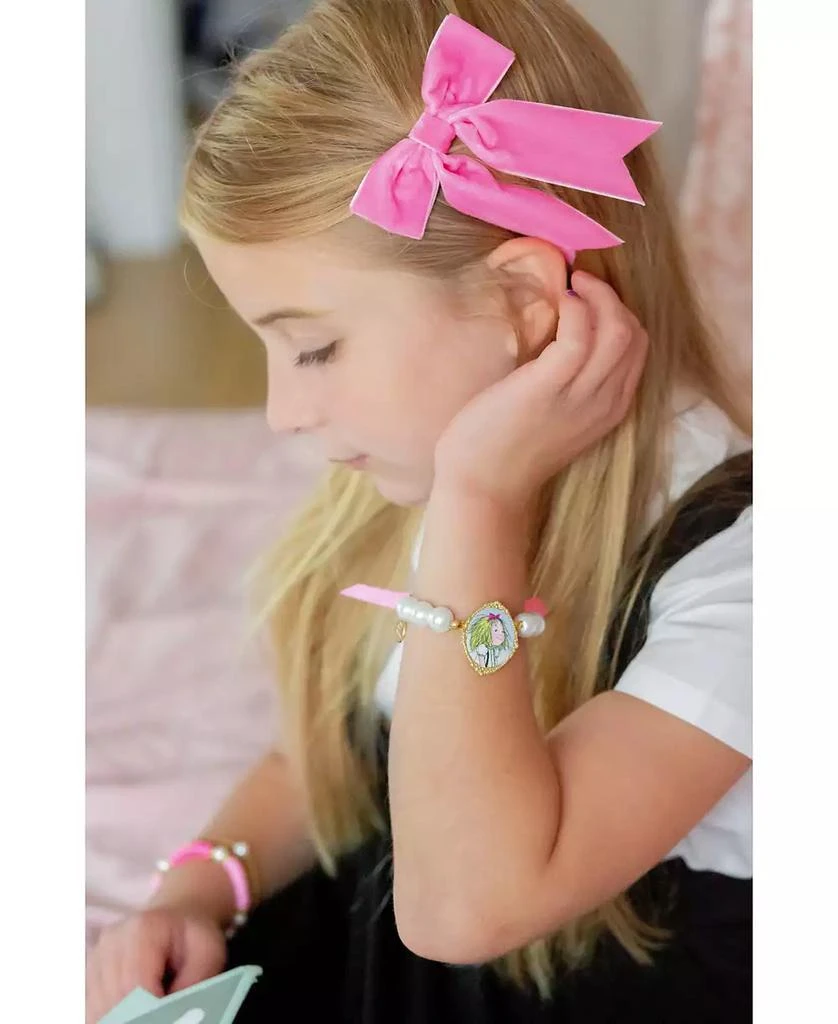 Bits 
Bows Girls
 Eloise Bow Cameo Bracelet 5