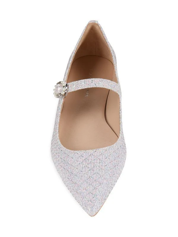 Stuart Weitzman Dazzle Glitter Mary Janes 5