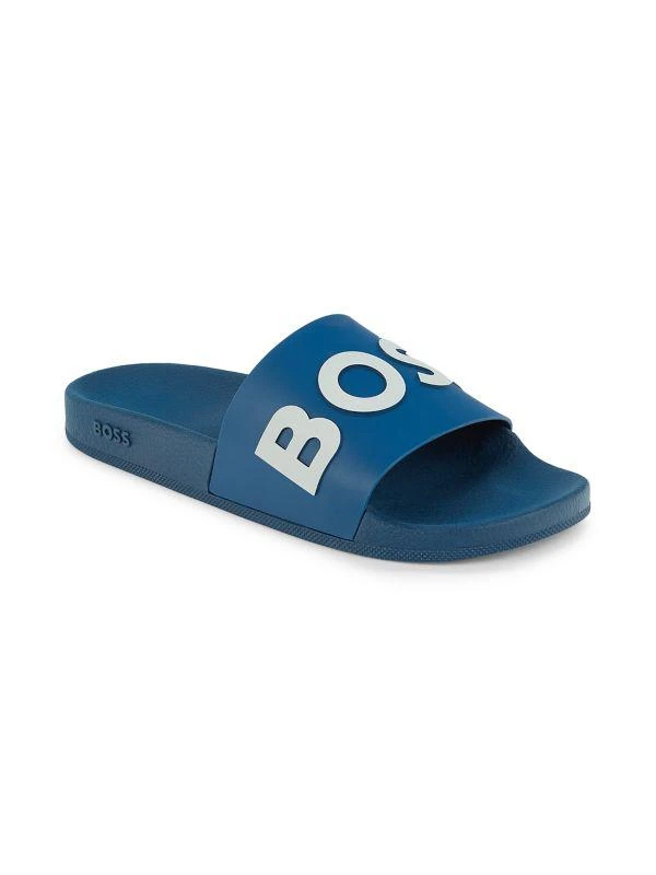 Hugo Boss Bay It Slid Logo Slides 2