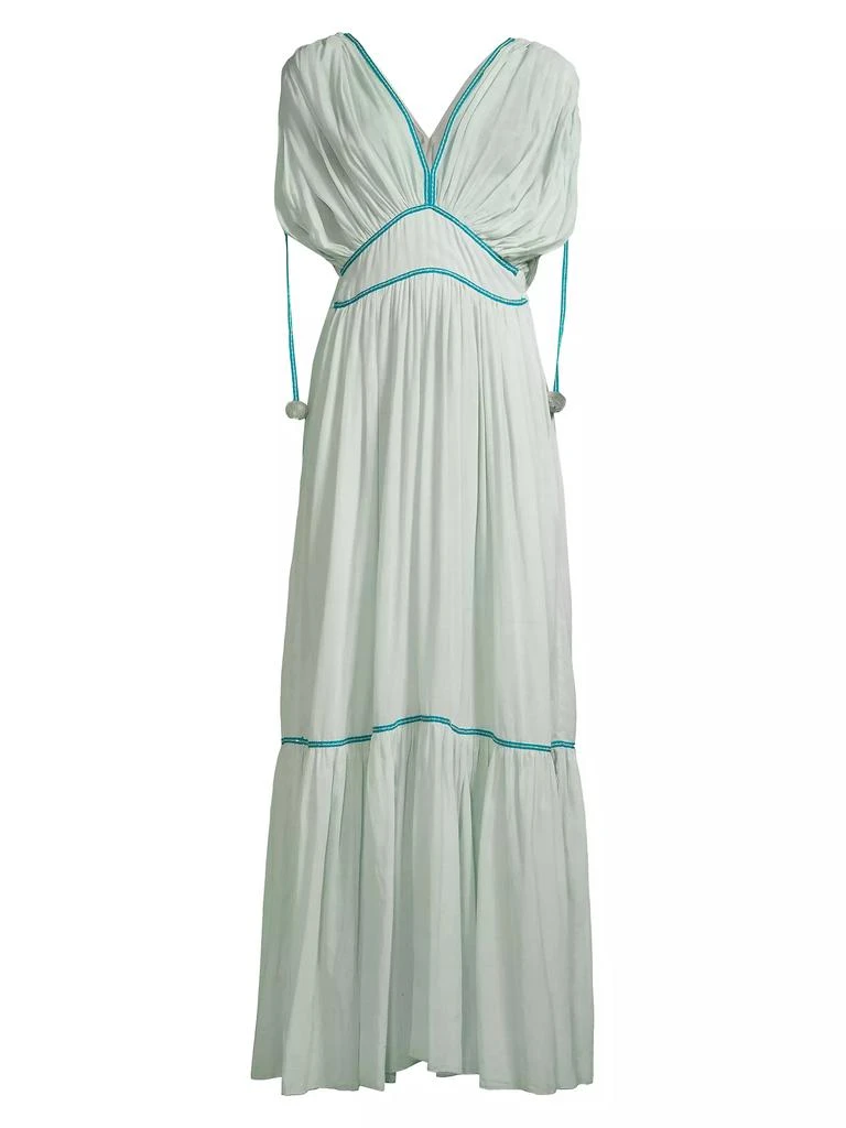 Pitusa Clara Pom-Pom Maxi Dress 1