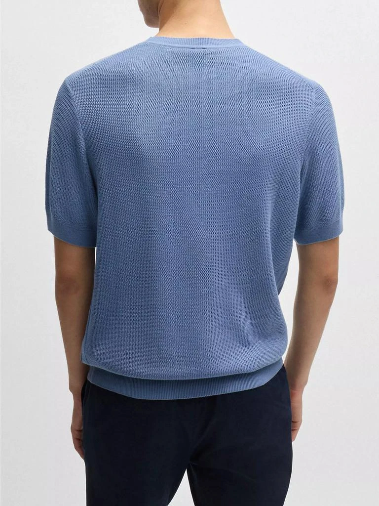 Hugo Boss Regular-Fit Sweater with Short Sleeves 4