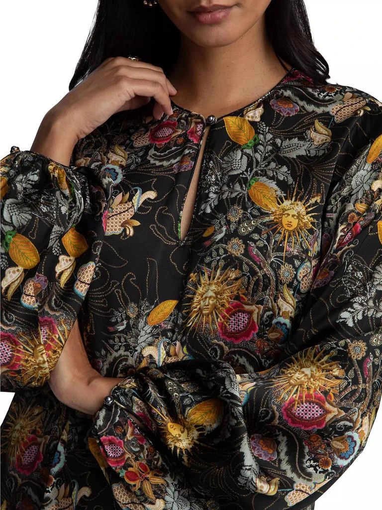Robert Graham Giselle Silk-Blend Sun Minidress 6