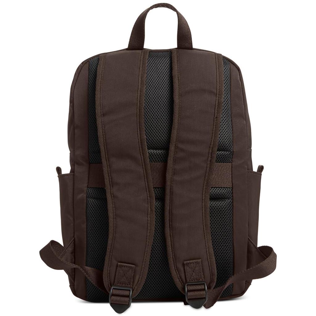 Alfani Mens Faux Trim Padded Backpack