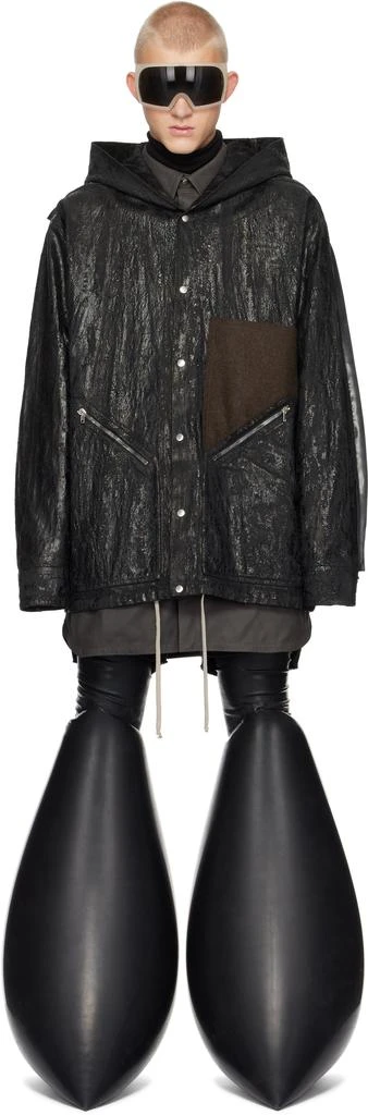 Rick Owens Black Porterville Tour Denim Jacket 1