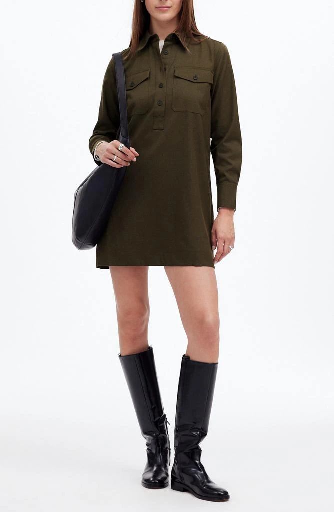 Madewell Twill Mini Shirtdress 1