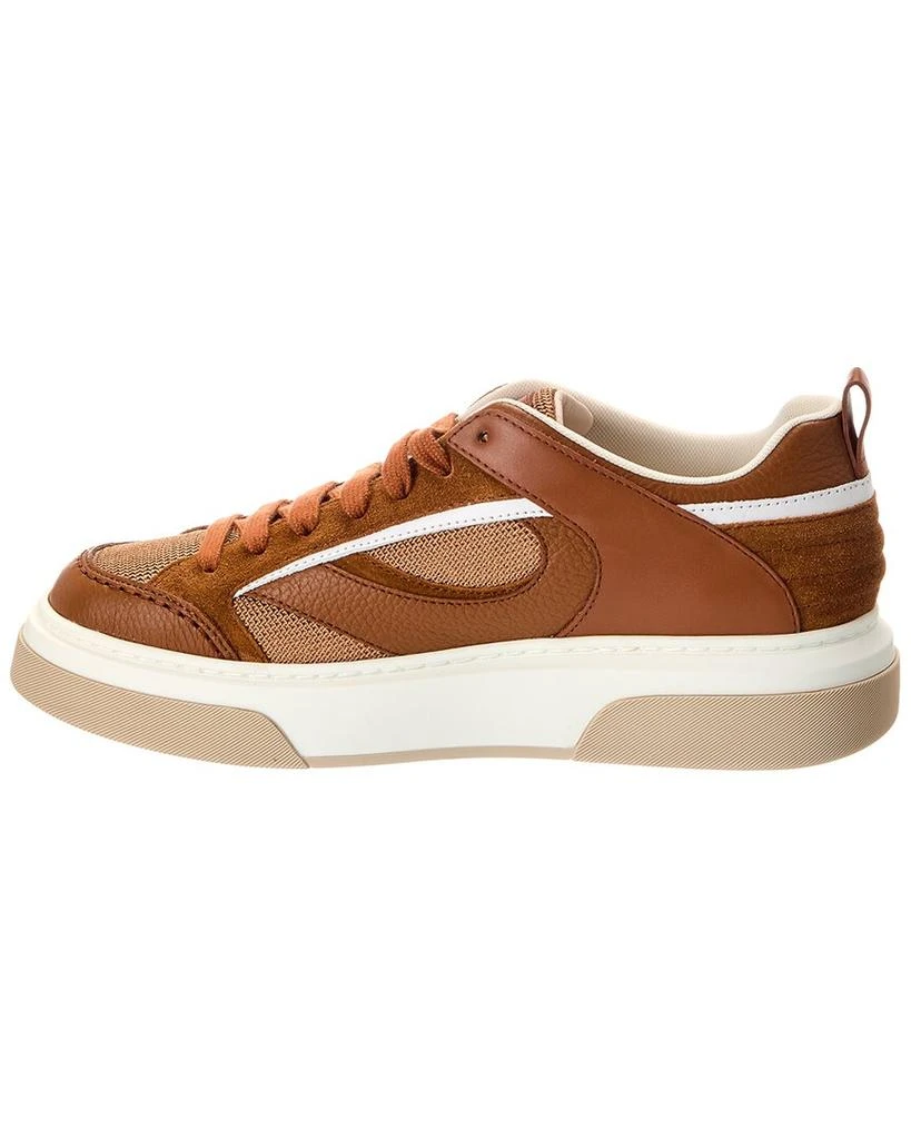 Salvatore Ferragamo Ferragamo Cassina Leather 
Mesh Sneaker 2