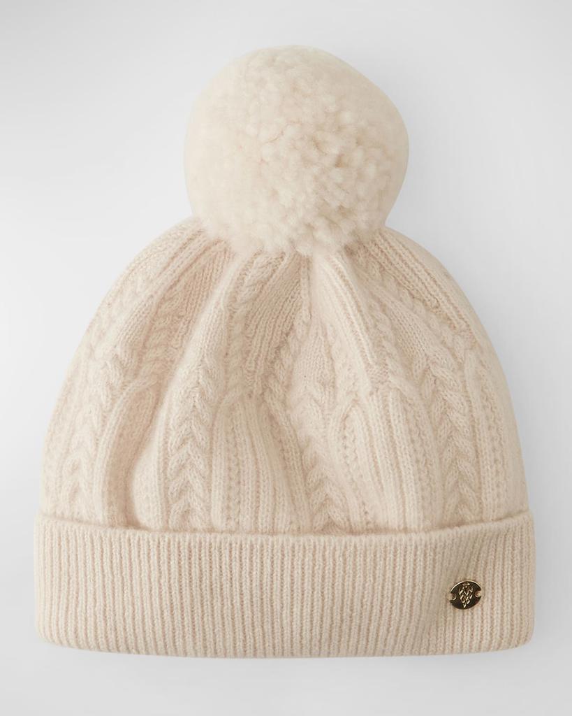 Helen Kaminski Fitted Cashmere Beanie With Pom