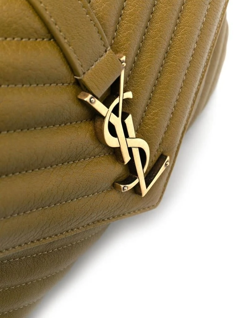 Yves Saint Laurent COLLEGE LOGO PLAQUE SHOULDER BAG 4