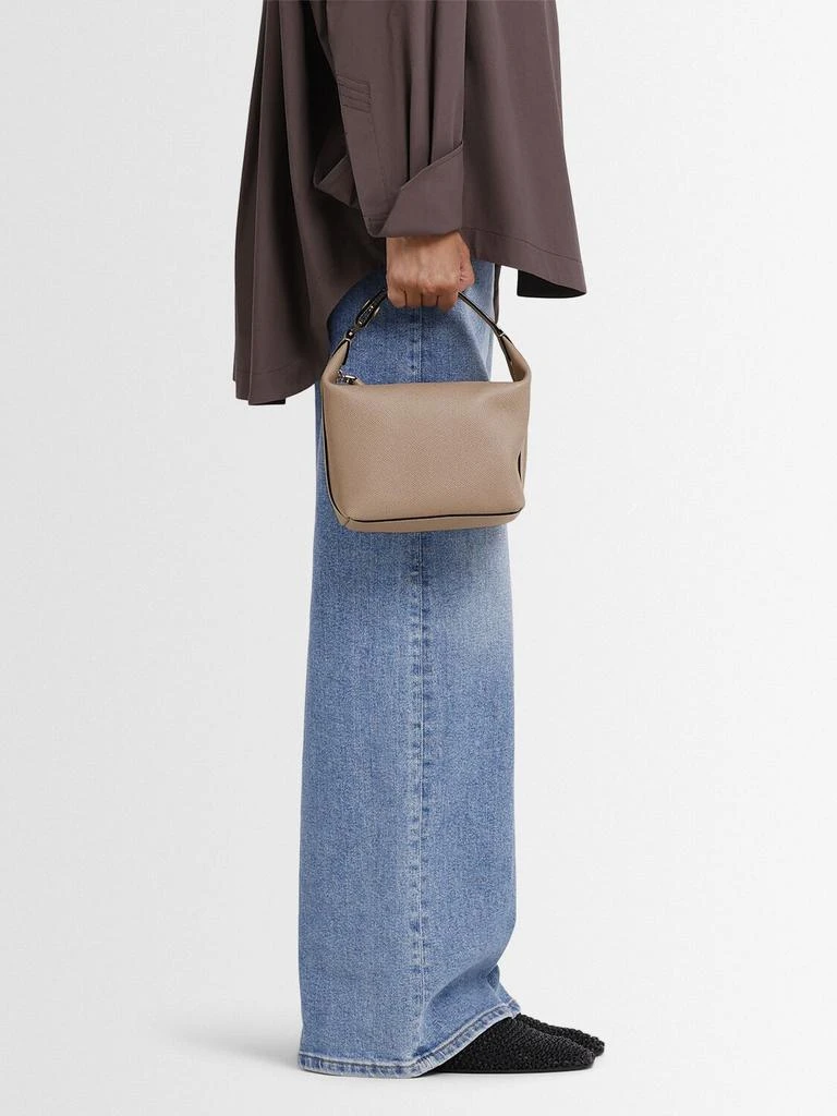 VALEXTRA Mochi Leather Top Handle Bag 1