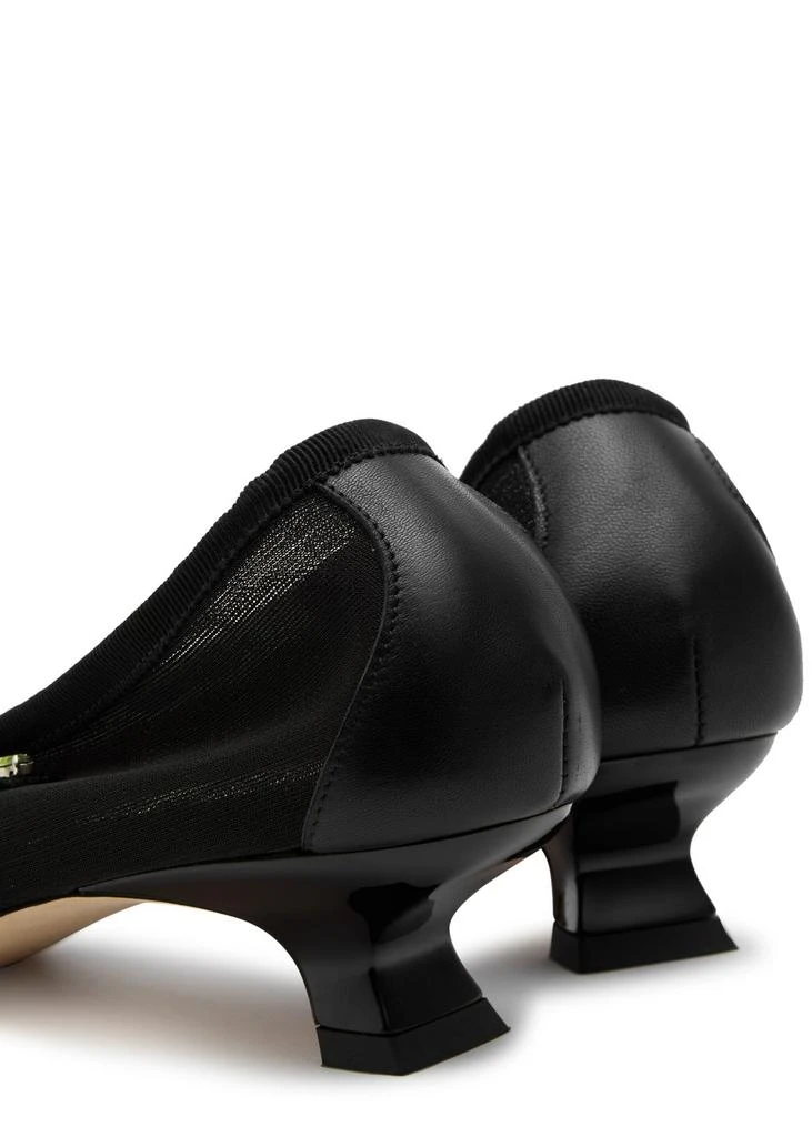 Simone Rocha 40 crystal-embellished mesh pumps 4