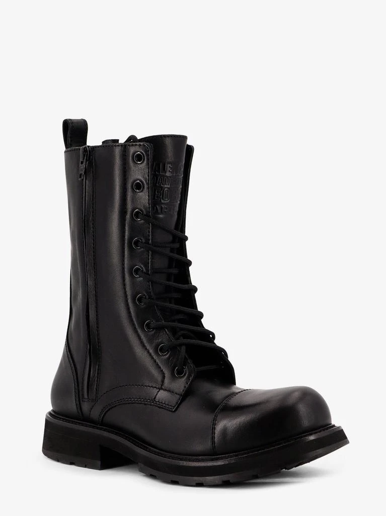 Balenciaga Leather Truck Laceup Boot 3