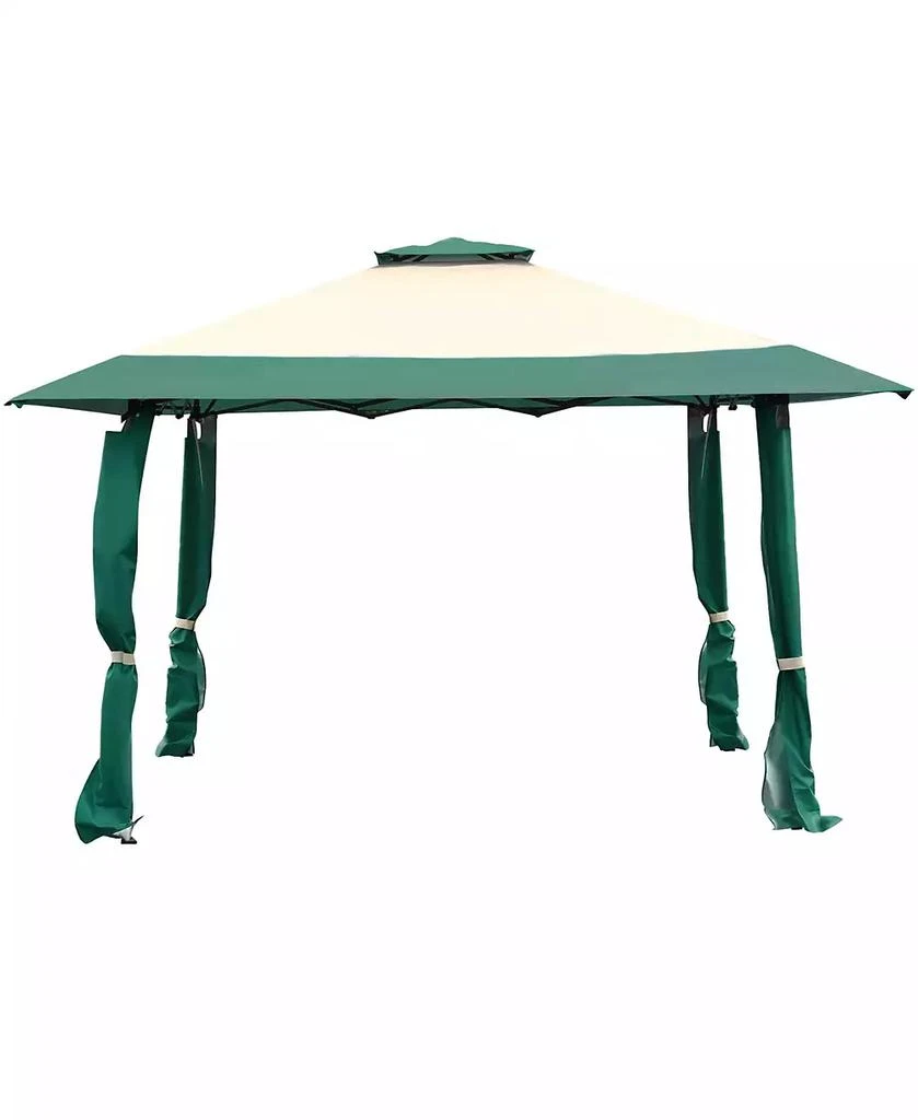 Costway 13'x13' Gazebo Canopy Shelter Awning Tent Patio Garden 7