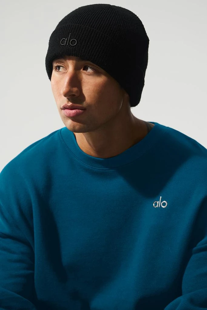 Alo Notable Beanie - Black/Black 4