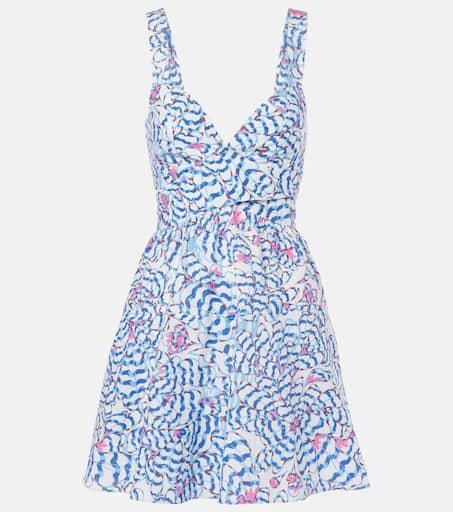 Poupette St Barth Coco printed minidress 1
