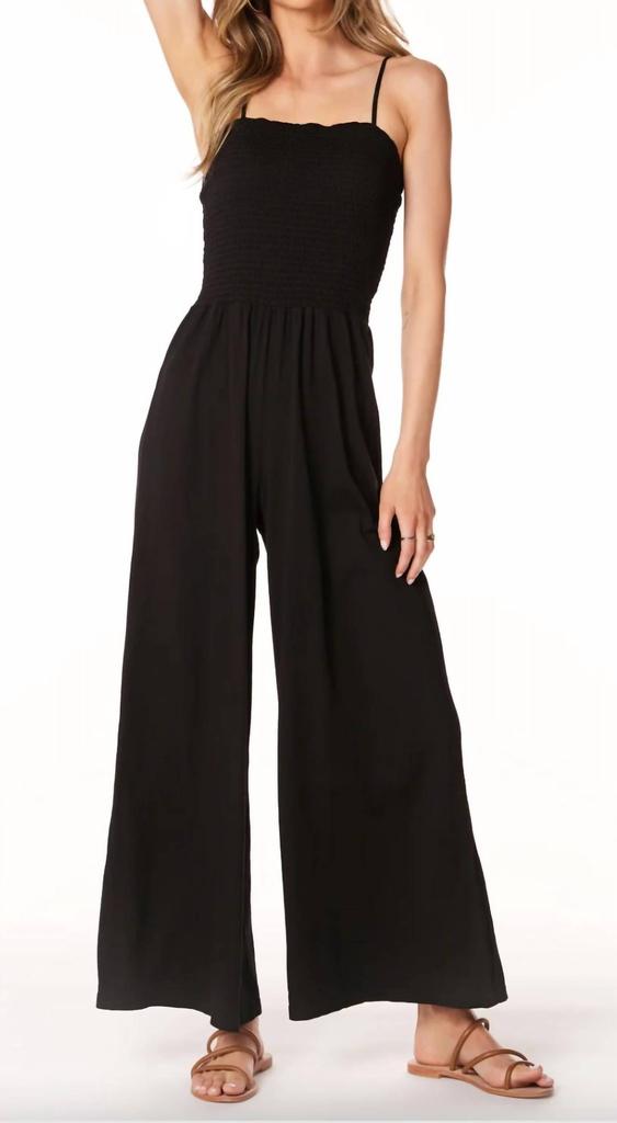 Bobi Bobi - Cami Strap Smocked Jumpsuit